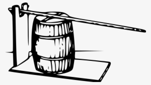 Lever Barrel Press Clipart Png For Web - Clip Art #3286481