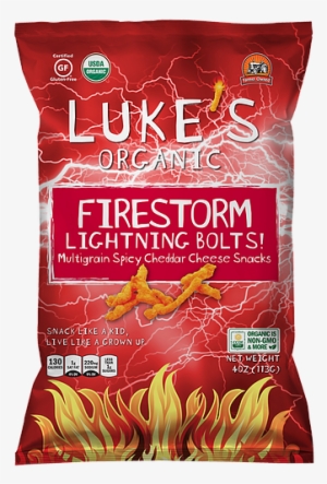 Firestorm Lightning Bolts Cheddar Cheese Snacks - Whole Grain #3286587