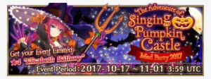 Event Adventure Of Singing Pumpkin Castle En - Halloween Fgo #3286660