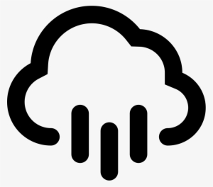 Cloud Of Rain Comments - Rain Icon Svg #3287000