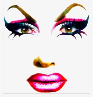 Dragqueen Face Makeup Rupaulsdragrace Freetoedit - Drag Queen Makeup Clip Art #3287128