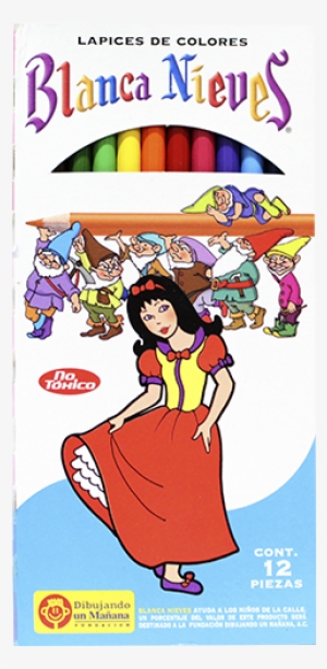 Colores 12 Largos Blanca Nieves - Colores Blanca Nieves Png #3287488