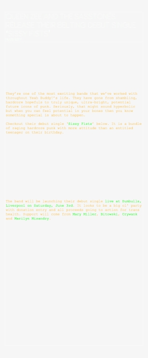 Queen Zee And The Sasstones Release Their Belting Debut - Document #3287658