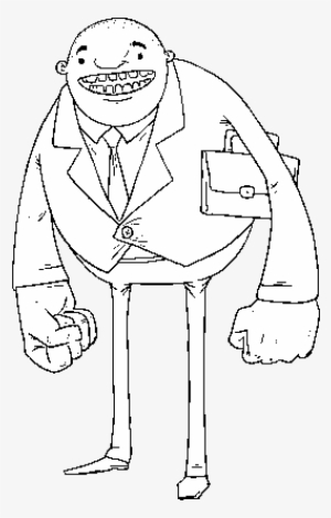 Man With Big Fists Coloring Page - Drawing #3287678