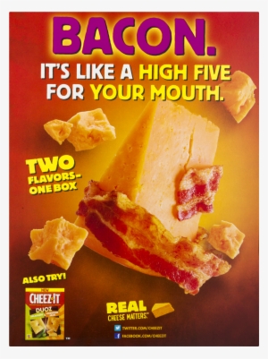 Box Cheez-it Duoz Bacon & Cheddar Baked Snack Crackers - Cheez It Duoz Baked Snack Crackers, Jalapeno #3287958