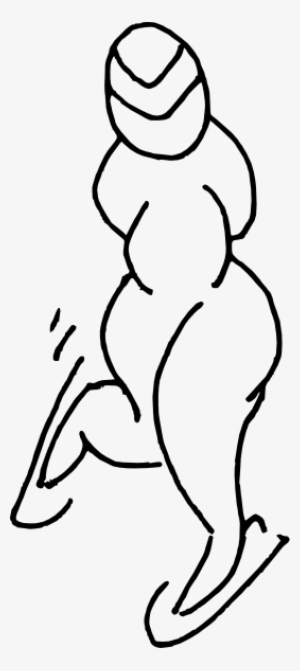 Ice Skater Svg Clip Arts 264 X 591 Px #3288908