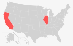 Open - Blue Map Of United States #3289565