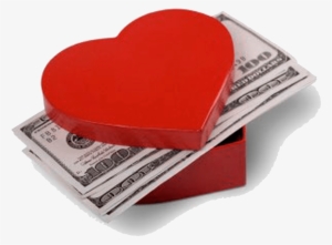 Caixa Coracao Com Dinheiro - Money And Love #3289604