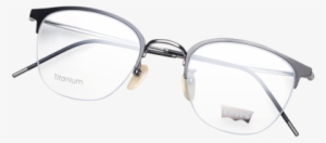 Levi's Levis Glasses Frame Half-frame Glasses Square - Transparent Material #3290117