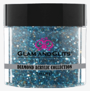 Dac54 Icey Blue - Glam Glits Acrylic Powder 1 Oz #3290331