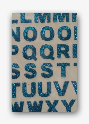 Blue Glitter Crystal Letters Http - Poster #3290686