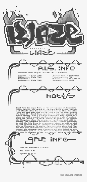 Assassins - Creed - Origins - Internal - Multi - Ps4-blaze - Playstation 4 #3290719