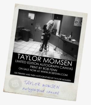 Taylor Momsen Autograph Canvas - Poster #3291028