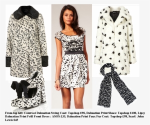 I've Also Been Looking At Celebrities This Week And - Topshop Dalmatian Coat #3291399