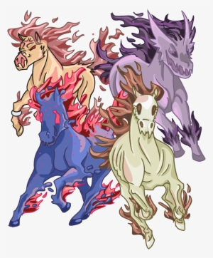 Four Rapidash Of The Apocalypse - Ford Mustang #3291647