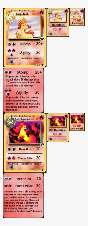 #078 Rapidash - Pokemon Team Rocket 1st Edition Uncommon Card #44/82 #3291820