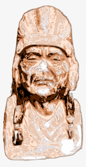 This Free Icons Png Design Of Simplied Indian Head #3292038