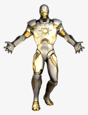 Detail - White And Gold Iron Man #3292662
