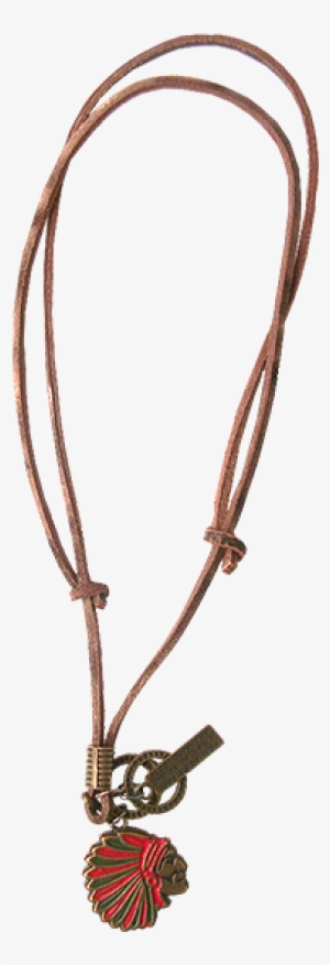 Native American Indian Chief Necklace - Indian Head #3292791