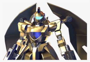 A Golden Mobile Suit Powered By A Gn Drive Tau - Alvaaron Gundam #3292957