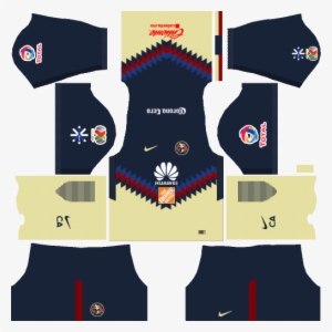 Get The Latest Club America Kits For Dream League Soccer - Kits Dream League Soccer 2018 #3293036