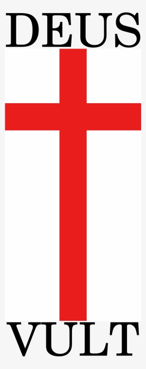 39 Kb Png - Red Cross Deus Vult #3293366