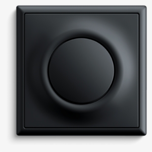 Lichtschalter Impuls Schwarz Matt - Circle #3295053