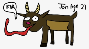 I Followed A Professional Tutorial To Draw My Goat - Goat Simulator Drawing #3295325