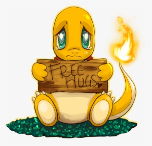 Charmander 'free Hugs' Commission By Spagettiurchin - Charmander Free Hugs #3296023