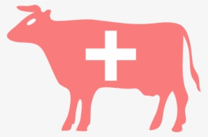 Cow Silhouette Grey #3296145