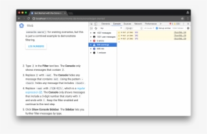 Filtering With The Sidebar And A Regular Expression, - See Details On Classic Site Paypal #3296181