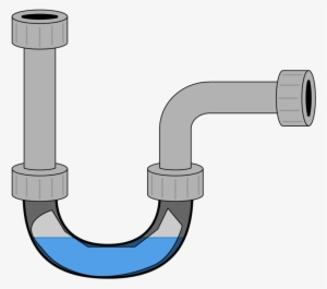 Picture Showing A Drain Trap With Water In It - Trap Plumbing #3296650