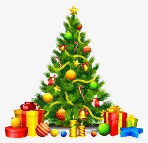 Download Png Balloon Image - Christmas Tree Clipart #3296756