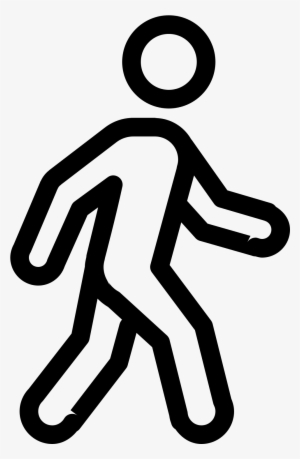 Free Walking Icon Png - Walking Icon Vector White #3297251