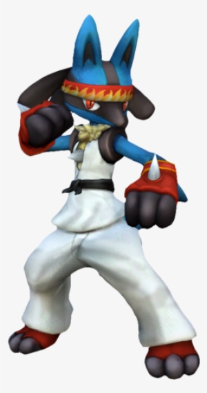 He Has A Multi Hitting Shoryuken , A Tatsumaki Senpuu - Lucario #3297699