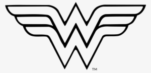 Superman Superman - Wonder Woman Emblem Black And White #3297941