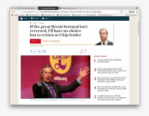 If The Great Brexit Betrayal Isn't Reversed, I'll Have - Web Page #3298387