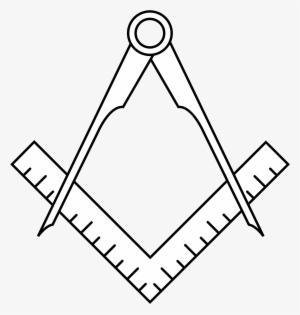 Masonic Square And Compass Png #3298469