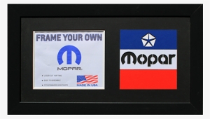 Mopar Frame Your Own With Three Bar Logo - Logo #3298759