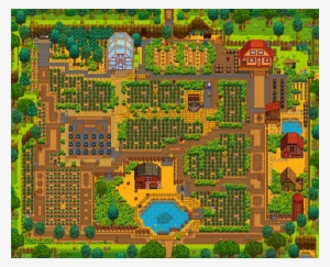 Map Of Capsule Corp Farm - Stardew Valley Best Farm Layout #3299035