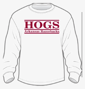 Arkansas Razorback Hogs Tee - Long-sleeved T-shirt #3299222