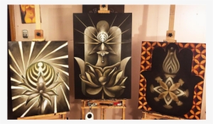 Denver Based Artist Nick Scotella Live Paints To Electronic - Motif #3299643