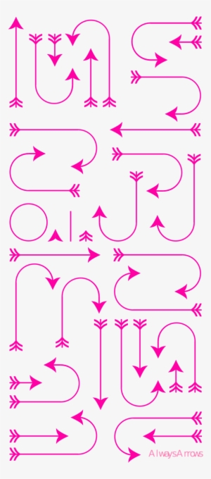 Flechas, Girly, Rosa, Lindo, Decorativas, Doodle - Art #330051