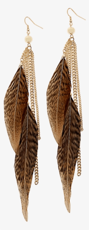 Feather Earrings Png Image Png Image - Feather Earring Png #331146