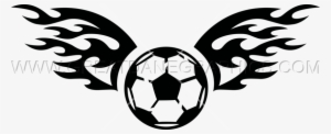 Flaming Wings Soccer Ball - Soccer Ball With Wings #331541