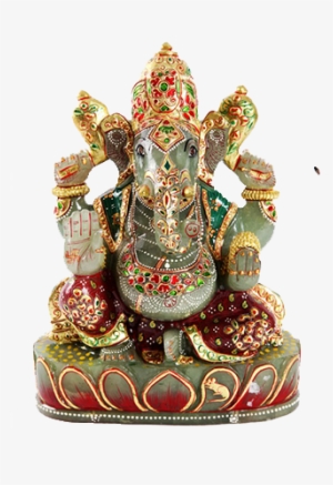 Benefits Of Worshipping Marakata Ganesha Or Jade Ganesha - Statue #331785