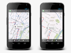 Gogle Andro - Google Map On Smartphone #331854