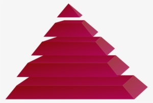 Small - Layered Pyramids Transparent #332005