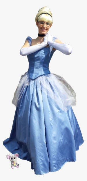 2017 Time Travel Costumes Cinderella Gown Dress Costume - Disney Princess Cosplay Png #332006