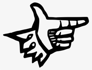 Vector Transparent Stock Decorative Pointy Big Image - Pointy Finger #332416